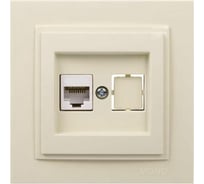 Розетка MONO ELECTRIC Despına Компьютерное гнездо Слоновая Кость 102-010005-150