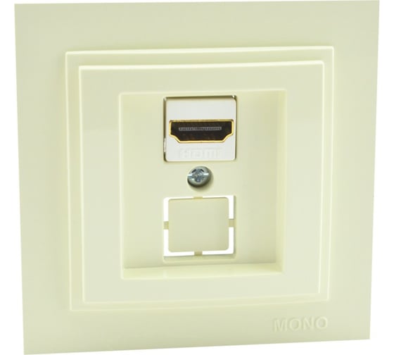Розетка Hdmi MONO ELECTRIC Despına Слоновая Кость 102-010005-145 1