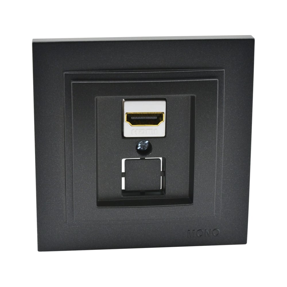Розетка Hdmi MONO ELECTRIC Despına Графит 102-202005-145 - выгодная ...