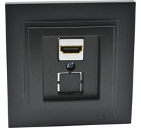 Розетка Hdmi MONO ELECTRIC Despına Графит 102-202005-145