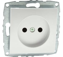 Механизм розетки MONO ELECTRIC L / D без заземления, керамика, Кремовая 500-001707-116
