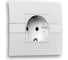 Розетка MONO ELECTRIC Eco, с заземлением, цвет Терракота 101-150107-117 1