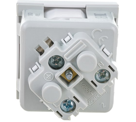 Розетка KOPOS QUADRO белая 16 A, 250 V AC QS 45X45 BB QS 45X45_HB