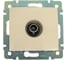 Розетка Legrand TV (телевизионная) Legrand Valena оконечная слоновая кость 695617 1