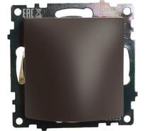 Механизм кабельного вывода STEKKER серия Катрин, шоколад, GLS00-7116-04, 49468