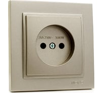 Розетка без заземления MONO ELECTRIC Despına керамика, Титан 102-222207-116