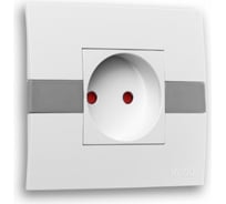 Розетка MONO ELECTRIC Eco без заземления, с защитой для детей, цвет Терракота 101-150106-143