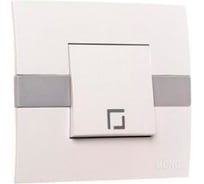 1 клавишный проходной выключатель MONO ELECTRIC Eco Желтый 101-090101-109