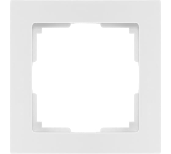 Рамка 1-местная Smartbuy пластик, белая, "Нептун" SBE-06w-Plastic-FR-1 1