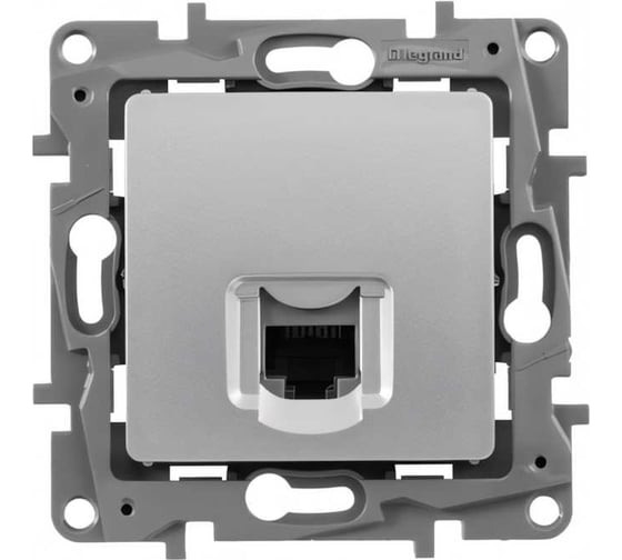 Розетка Legrand RJ45 5e UTP АЛЮ ETIKA 672441 16313642