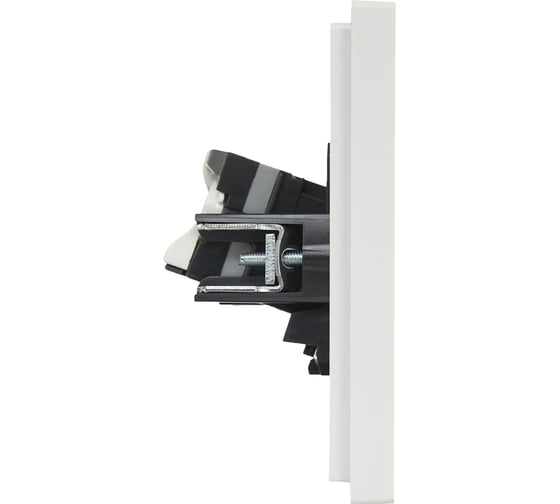Розетка компьютерная 2-местная IEK FORTEPIANO RJ45 категория 5E FP233 белый FP-K20-1-K01