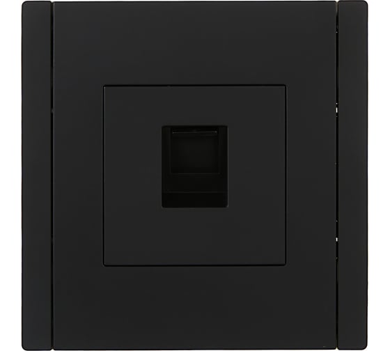 Розетка компьютерная IEK FORTEPIANO RJ45 категория 6 FP131 черный FP-K10-2-K02