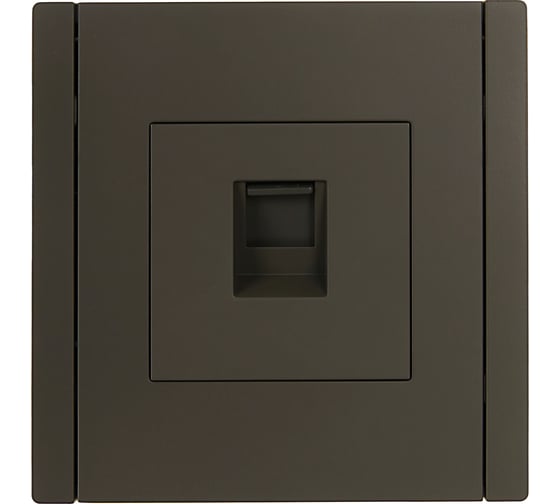 Розетка компьютерная IEK FORTEPIANO RJ45 категория 6 FP331 серый FP-K10-2-K03