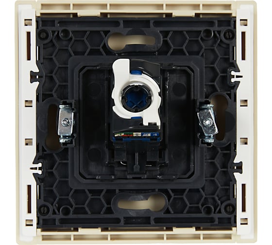 Розетка компьютерная IEK FORTEPIANO RJ45 категория 6 FP431 ваниль FP-K10-2-K10
