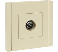 Розетка TV оконечная IEK FORTEPIANO FP428 ваниль FP-A10-O-K10