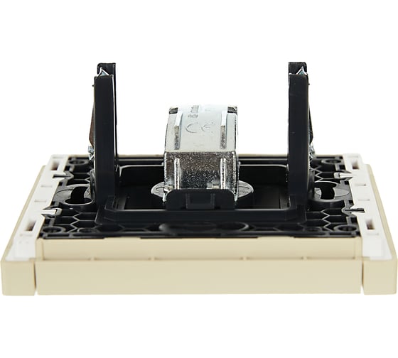 Розетка TV оконечная IEK FORTEPIANO FP428 ваниль FP-A10-O-K10