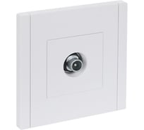 Розетка TV проходная IEK FORTEPIANO FP229 белый FP-A10-P-K01