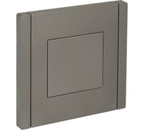 Заглушка IEK FORTEPIANO с суппортом FP541 сталь FP-PL10-K46