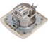 Розетка Smartbuy компьютерная RJ-45 1-местная бежевая "Марс" SBE-02i-S1-RJ 5