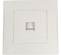 Розетка Smartbuy компьютерная RJ-45 белая "Вега" SBE-08w-S1-RJ
