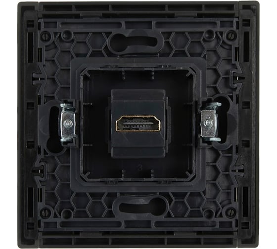 Розетка HDMI IEK FORTEPIANO FP340 серый FP-H10-K03