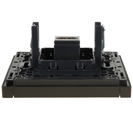 Розетка HDMI IEK FORTEPIANO FP340 серый FP-H10-K03