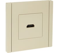 Розетка HDMI IEK FORTEPIANO FP440 ваниль FP-H10-K10