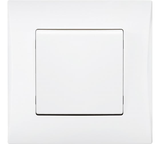 Выключатель проходной Smartbuy 1-клавишный 10А белый "Вега" SBE-08w-10-SW12-0 1