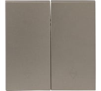 Лицевая панель 2-клавишного проходного выключателя EKF PROxima Валенсия 10А, кашемир ESV10-L-027-40