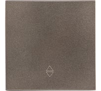 Лицевая панель 1-клавишного проходного выключателя EKF PROxima Валенсия, 10А, графит ESV10-L-025-60