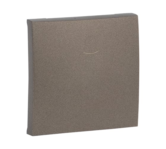 Лицевая панель кнопки звонка EKF PROxima Валенсия, 10А, графит ESV10-L-026-60