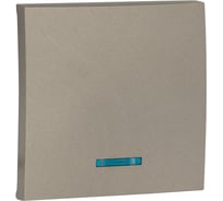 Лицевая панель 1-клавишного выключателя с индикатором EKF PROxima Валенсия, 10А, кашемир ESV10-L-121-40