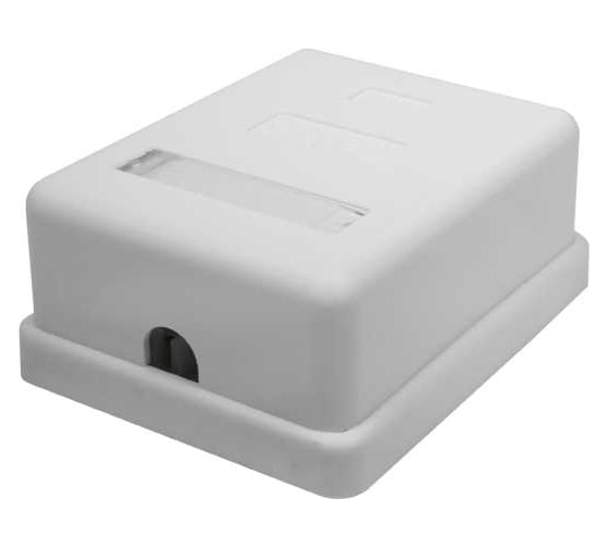 Компьютерная розетка SUPRLAN 8P8C (RJ-45), UTP, Cat.5e, 1 порт (DIY) 10-0307-1