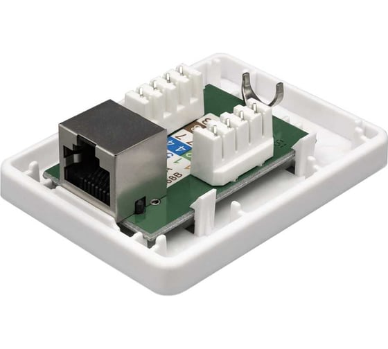 Компьютерная розетка SUPRLAN 8P8C (RJ-45), FTP, 5е, 1 порт (DIY) 10-0354-1