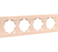 4-местная рамка EKF Валенсия кремовая PROxima EWM-G-304-20