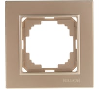 Одноместная рамка NILSON золото Alegra metallic 25150091