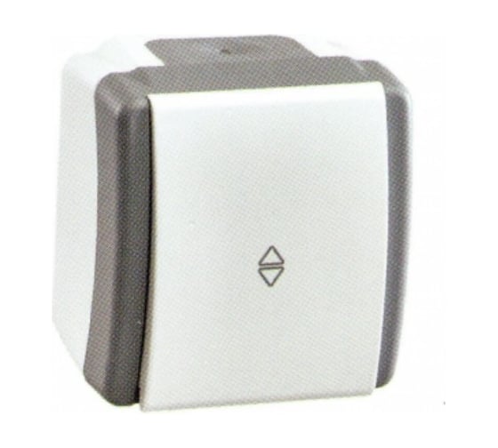 Проходной выключатель 1 клавишный MONO ELECTRIC Octans IP54 154-020001-109