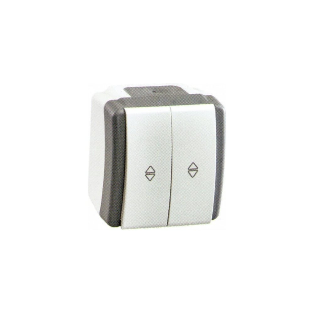 Проходной выключатель 2 клавишный MONO ELECTRIC Octans IP54 154-020001 ...