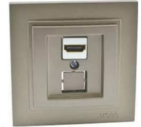 Механизм розетки Hdmı MONO ELECTRIC L / D Бронза 500-002305-145