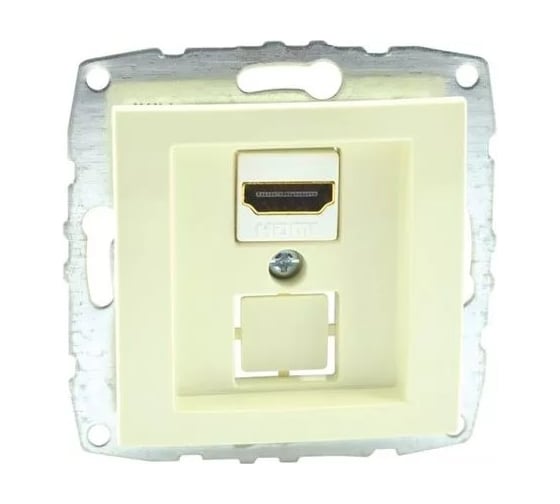 Механизм розетки Hdmı MONO ELECTRIC L / D  Кремовая 500-001705-145