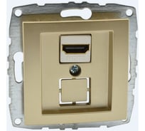 Механизм розетки Hdmı MONO ELECTRIC L / D Титан 500-002205-145