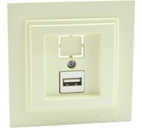 Розетка Usb MONO ELECTRIC Despına Кремовая 102-170005-144