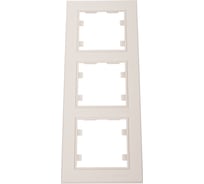 Рамка MAKEL 3-м Karea вертикальная кремовый 56010708