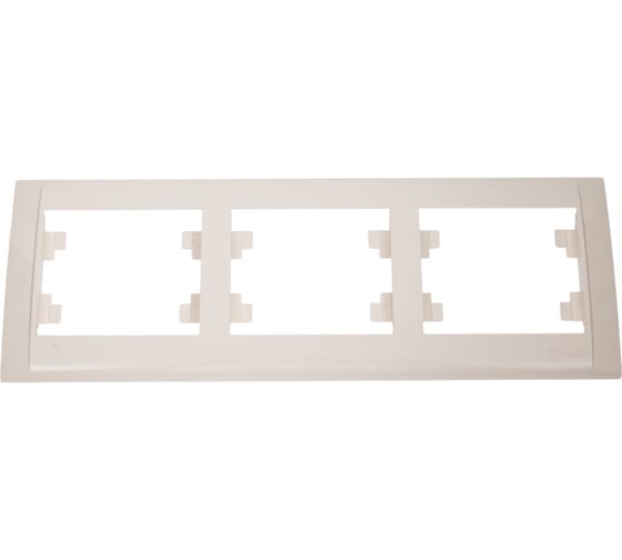 Рамка MAKEL 3-м Defne горизонтальная кремовый 42010703 1
