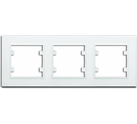 Рамка MAKEL 3-м Karea горизонтальная белый 56001703