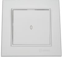 Переключатель MAKEL 1-клавишный СП Karea 10А IP20 бел. 56001005