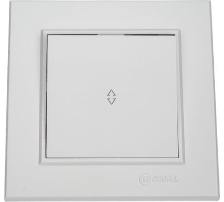 Переключатель MAKEL 1-клавишный СП Karea 10А IP20 бел. 56001005