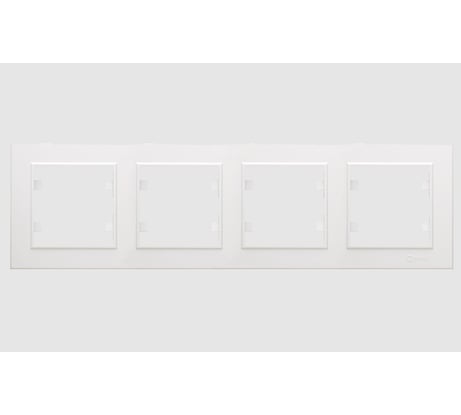 Рамка 4-м MAKEL Karea горизонтальная бел. 56001704