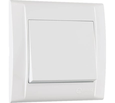 Выключатель 1-клавишный MAKEL СП Defne 10А, IP20, белый 42001001
