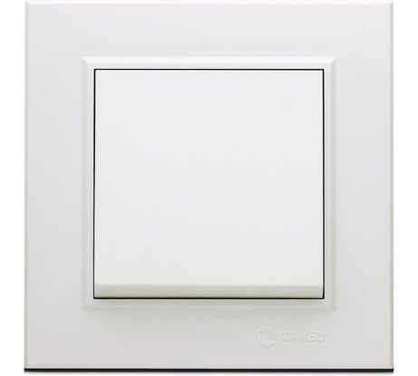 Выключатель 1-клавишный MAKEL СП Karea 10А, IP20, белый 56001001